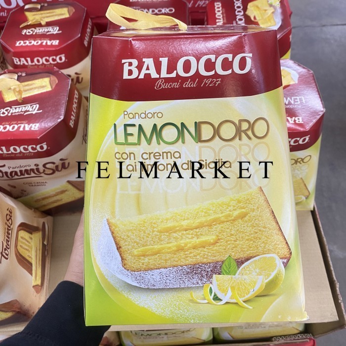 

Balocco Pandoro Lemondoro Con Crema Cake / Kue Natal / Cake Edisi Natal / 800 grm