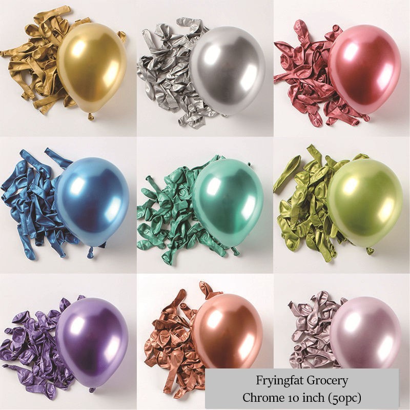 KKL Balon Chrome 12 inch PER PCS