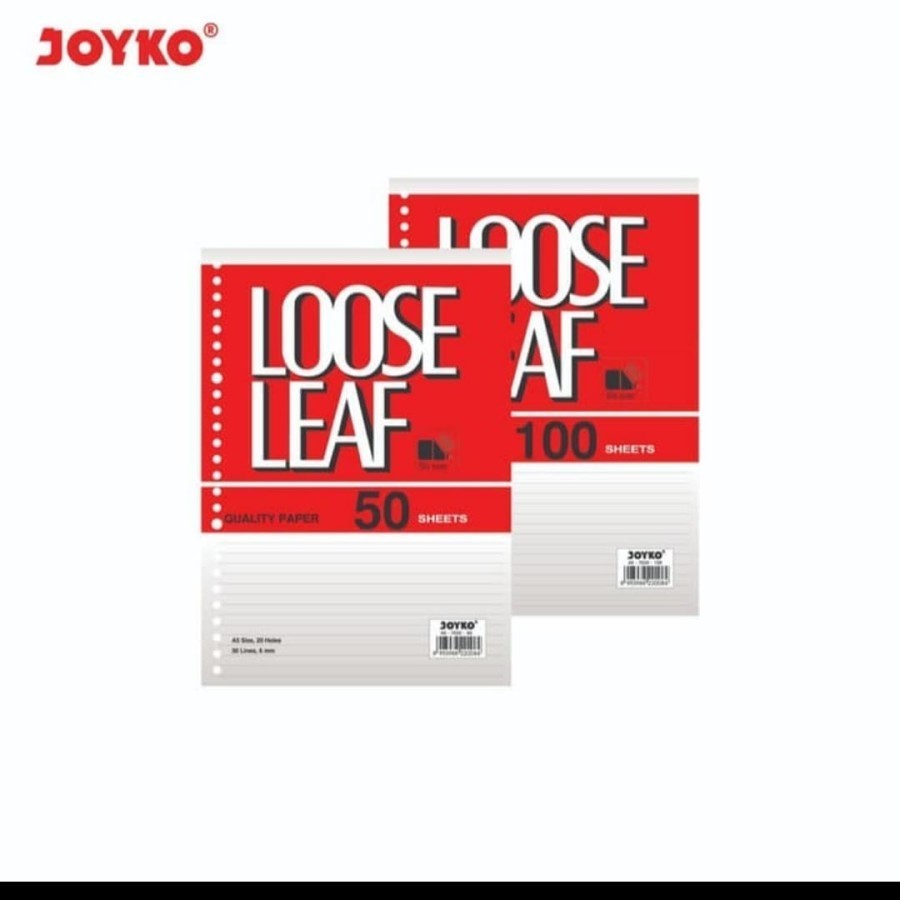 

Joyko A5-7020 100s loose leaf isi 100 kertas binder a5