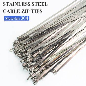 

ISFRIDAY Kabel Ties Stainless Steel Anti Karat Multifungsi 100 PCS 4.6x450mm - IF10 FD Shop8