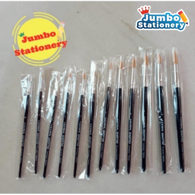 

Kuas Lukis Lyra Bulat - Taklon Art Round Brush Lyra No. 09