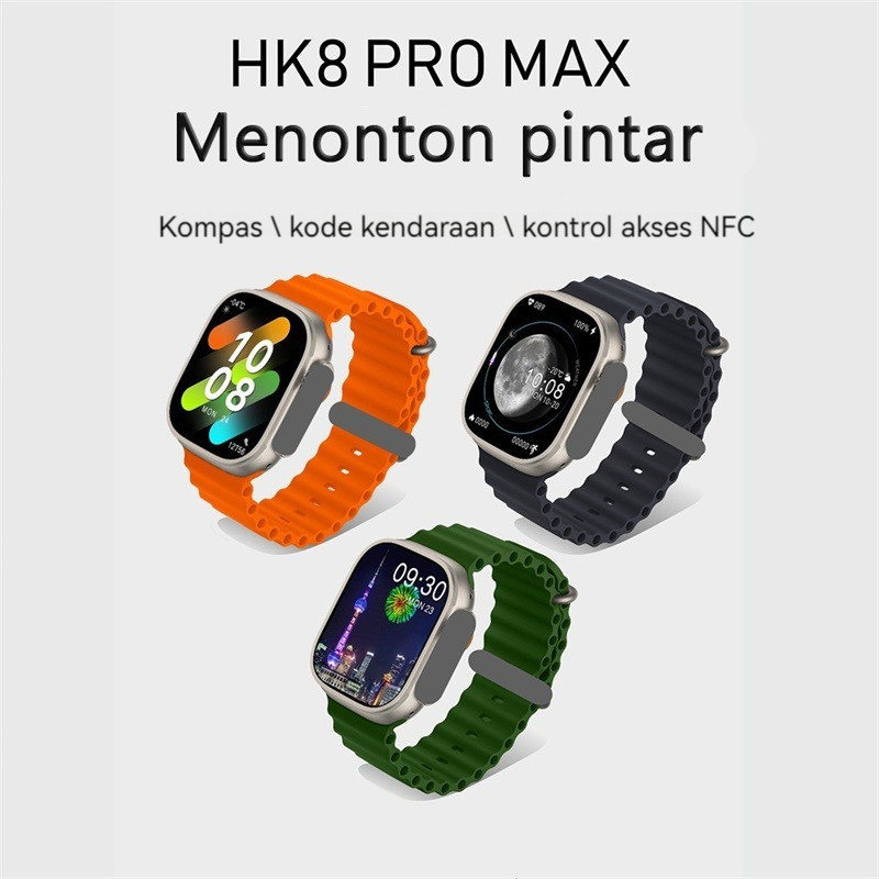 HK8 Pro Max Gen 2 Ultra Smartwatch Bluetooth Jam Tangan Digital Smart Watch Pria Dan Wanita Anti Air