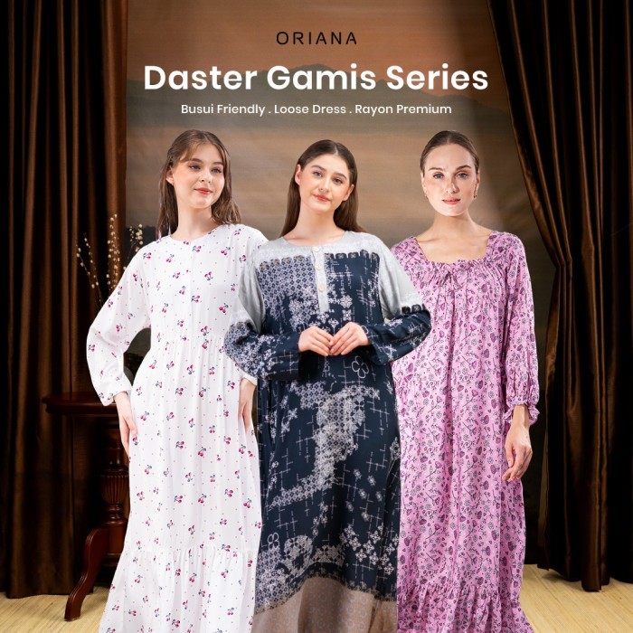 Oriana Daster Panjang Collection - Elzara Mauve