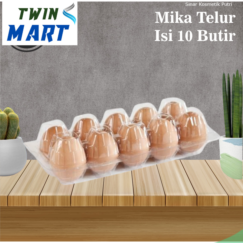 

Mika Packing Telur / Packing 10 Butir Telur / kemasan ecer per 10 pcs