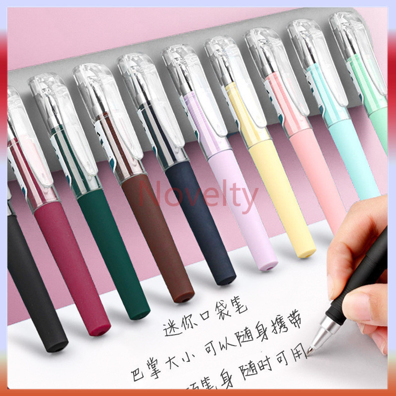 

Novelty Pulpen saku mini/pena gel saku mini tinta hitam 0,5 mm