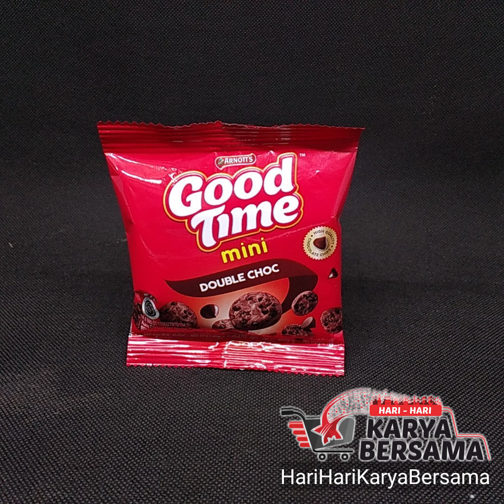 

MAKANAN RINGAN BISKUIT GOOD TIME MINI DOUBLE CHOC 18GR