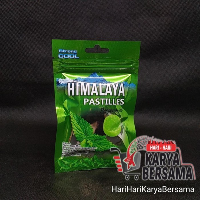 

MAKANAN RINGAN PERMEN HIMALAYA PASTILLES PEPPERMINT 25GR