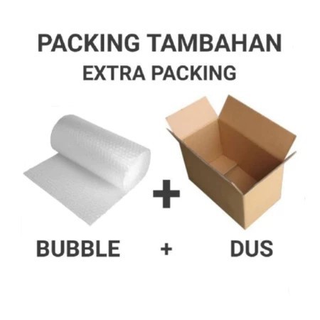 

Packing tambahan / bubble wrap / duss