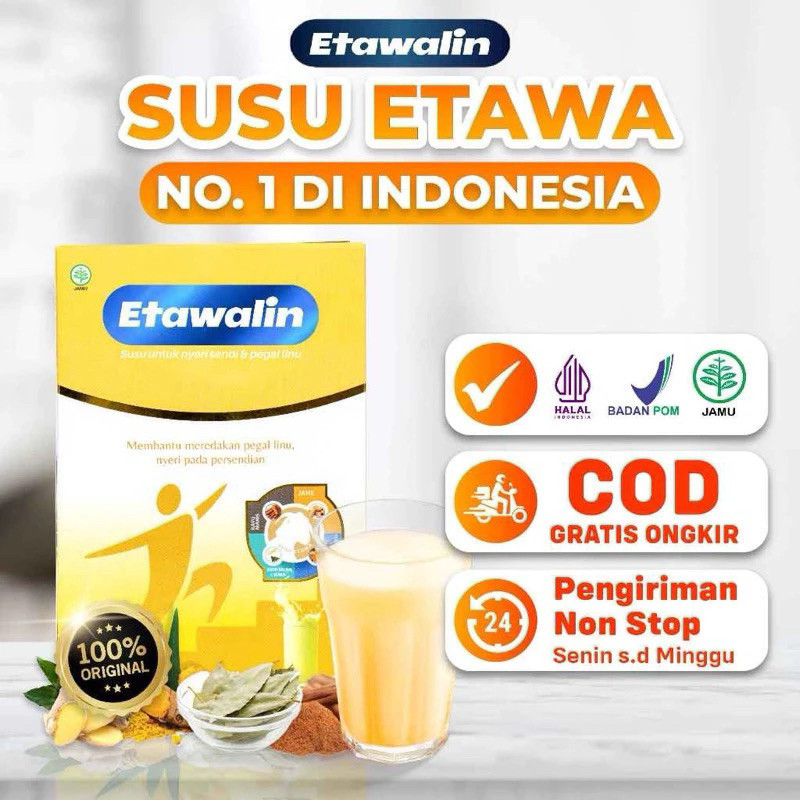 

Etawalin Susu Bubuk Kambing Etawa Original 1 Box Promo Mysha Herbal