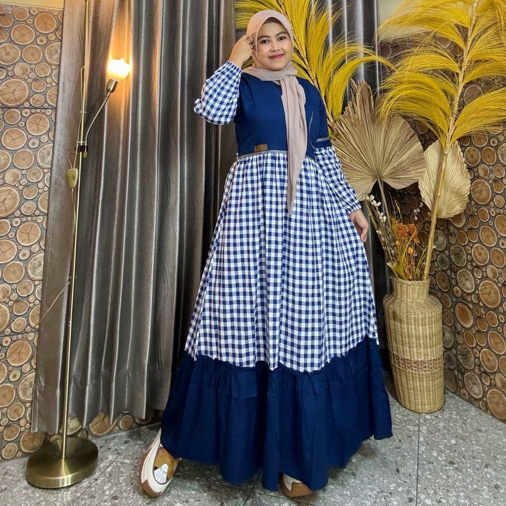 Gamis Amanda Namiera (Free Bross Premium, Pouch, Goodie Bag) Rayon Twill Premium Mix Katun Haruka Mo