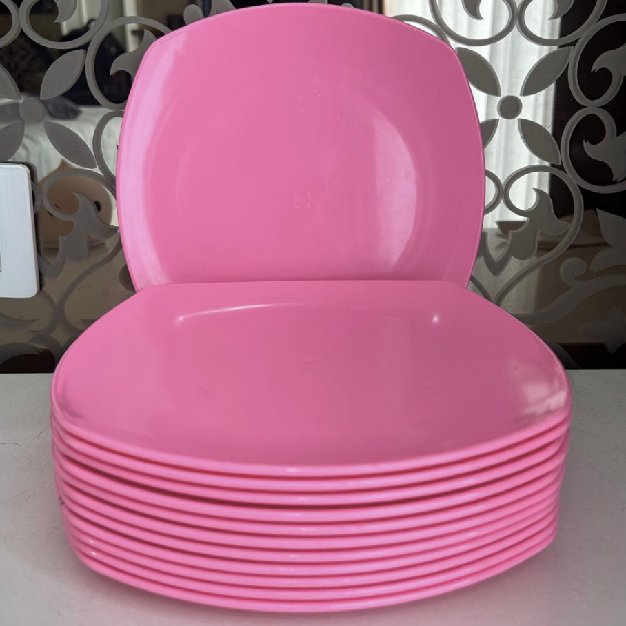 PIRING MELAMIN JUMBO 10 INCH SEMI MELAMIN CEPER PRASMANAN SEMI MELAMINE SEGI