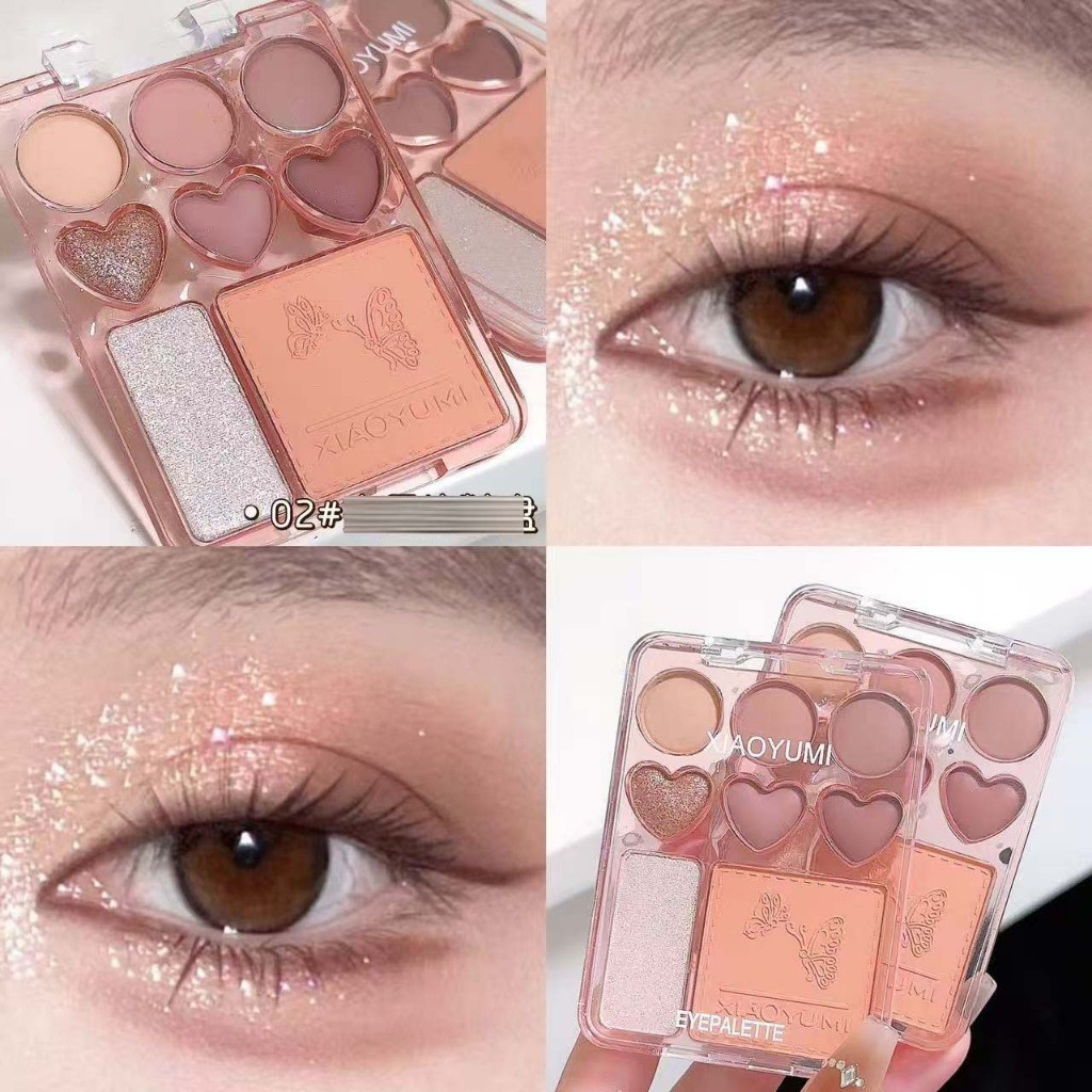 cod☜☞ready palet eye shadow hati perona pipi highlighter all-in-one palet eyeshadow hati bedak LAGI 