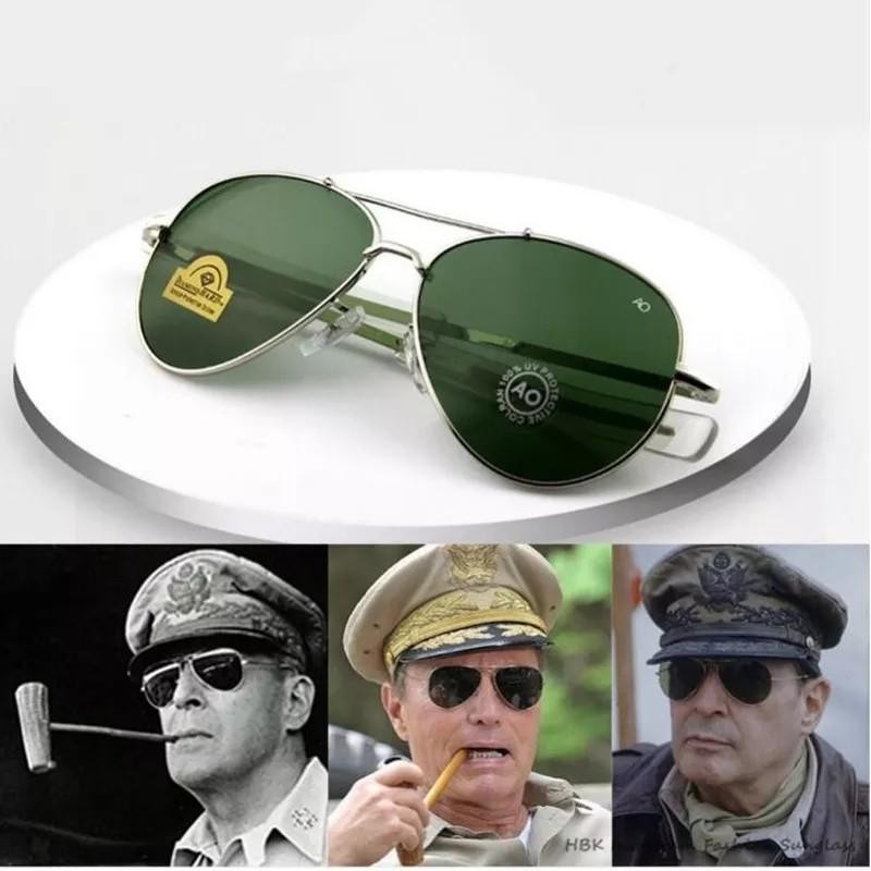 Kacamata Sunglass Aviator Pilot AO Hard Diamond Fullset _ ASG