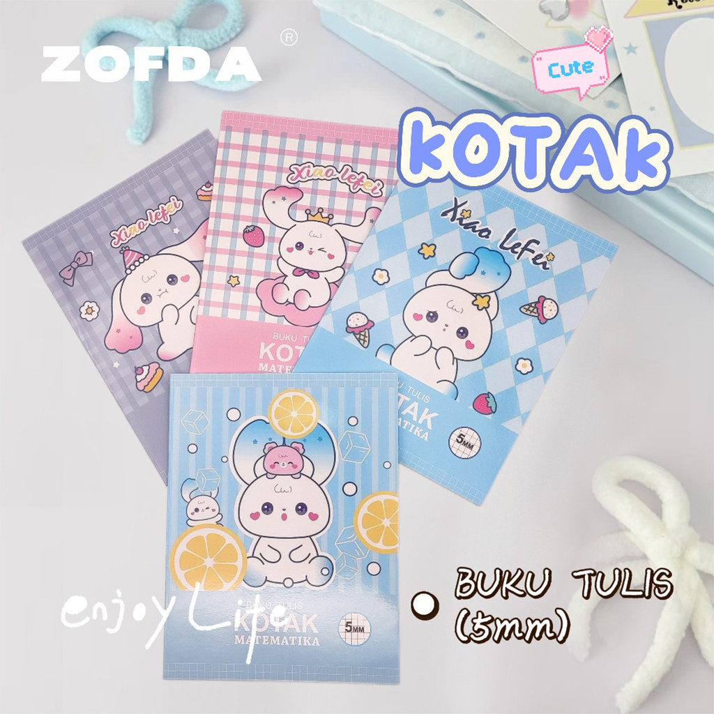 

5*5mm Grid Buku Tulis Kotak Kotak Catatan Kecil Notebook 38 Lembar / Buku Tulis Anak Lucu Alat Kecil Notebook 4/5/10PCS