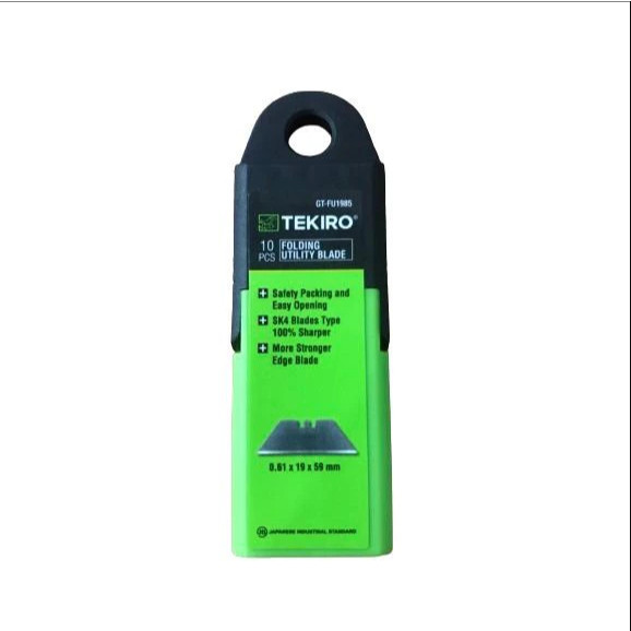 

TEKIRO ISI CUTTER LIPAT 10 PCS / TEKIRO REFILL CUTTER LIPAT 10 PCS GT-FU1985