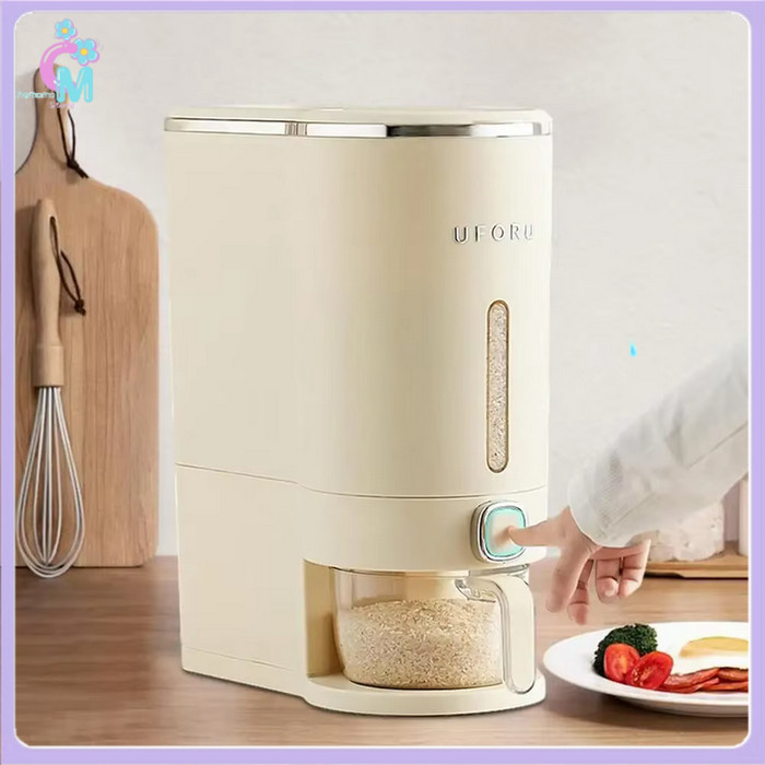 

- UFORU Tempat Beras Dispenser Rice Box Container 10kg - DK33 -
