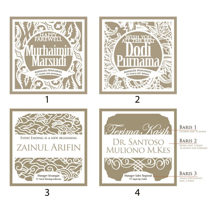 

Kado Farewell Paper Cutting