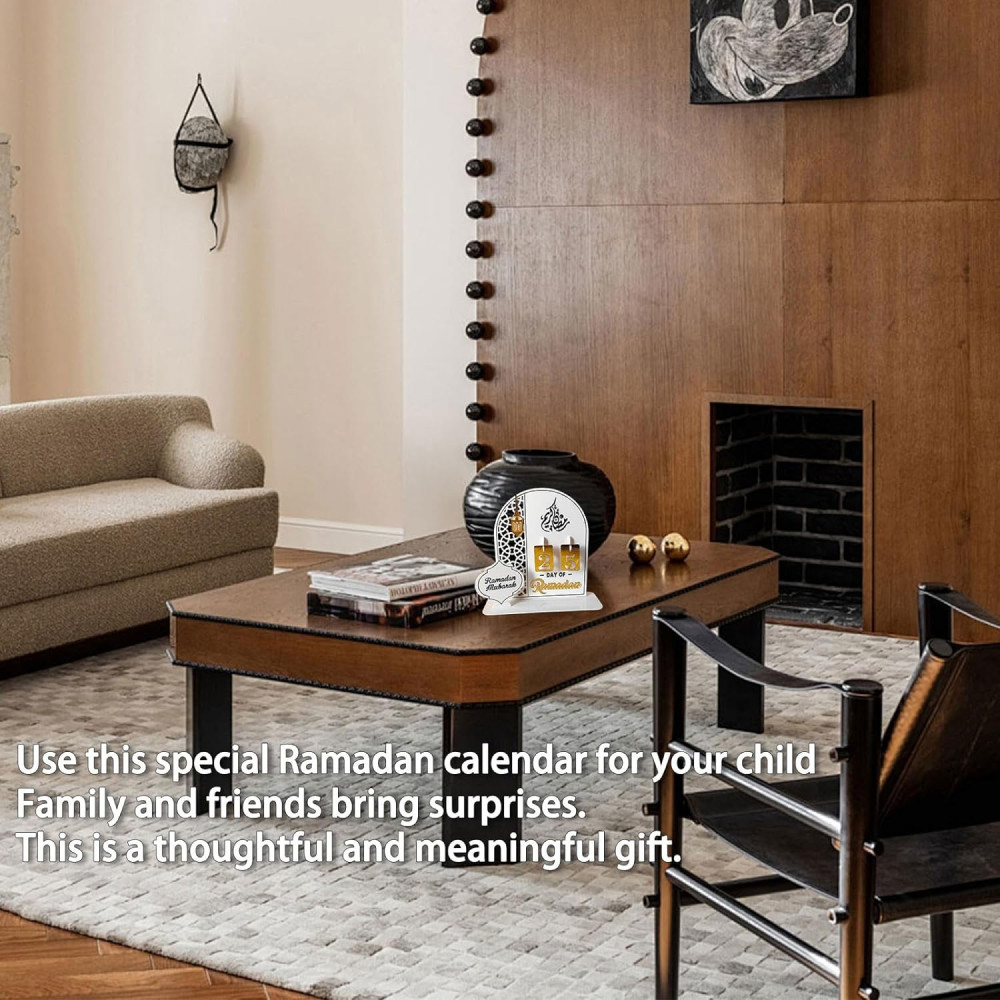 

LATHIFSHP Legdro Kalender Ramadhan Puasa Acrylic Ramadan Calendar Decoration - LD010