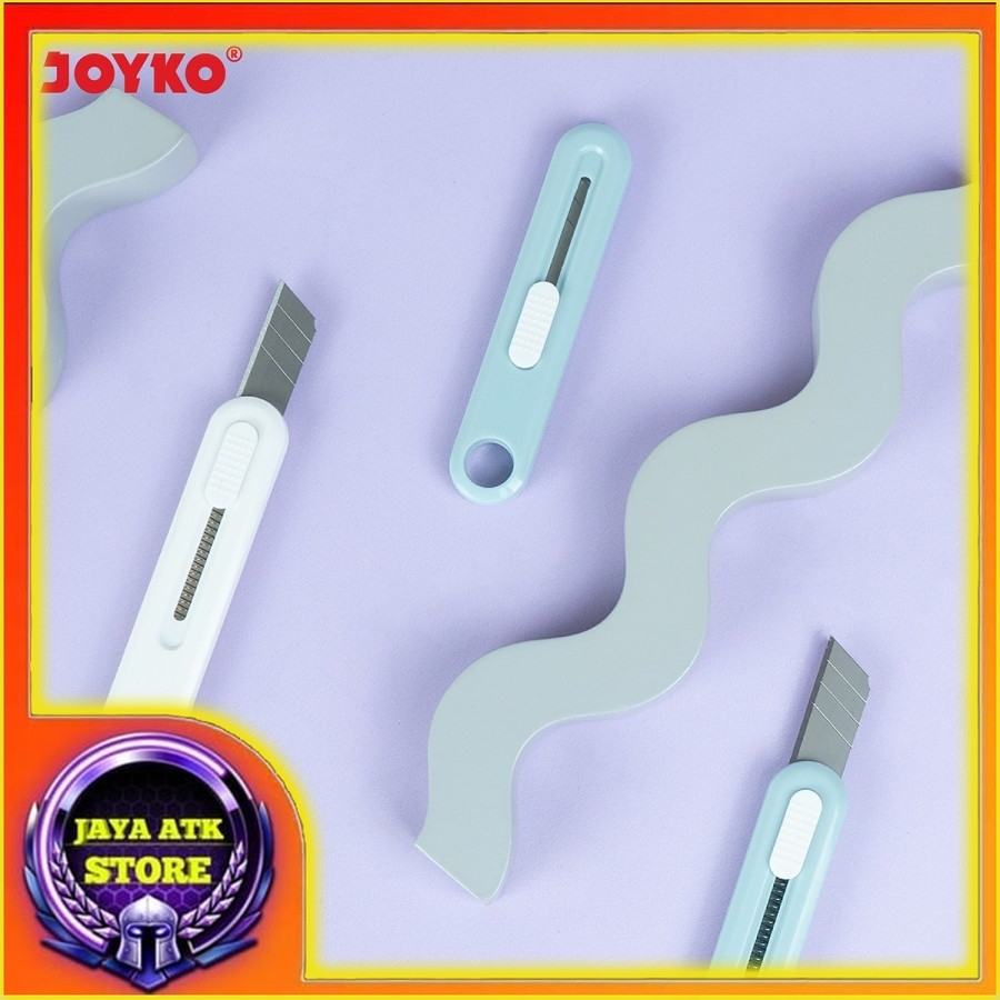 

CUTTER KECIL JOYKO CU-0512 AUTO LOCK SUPER TAJAM PEMOTONG KERTAS SILET