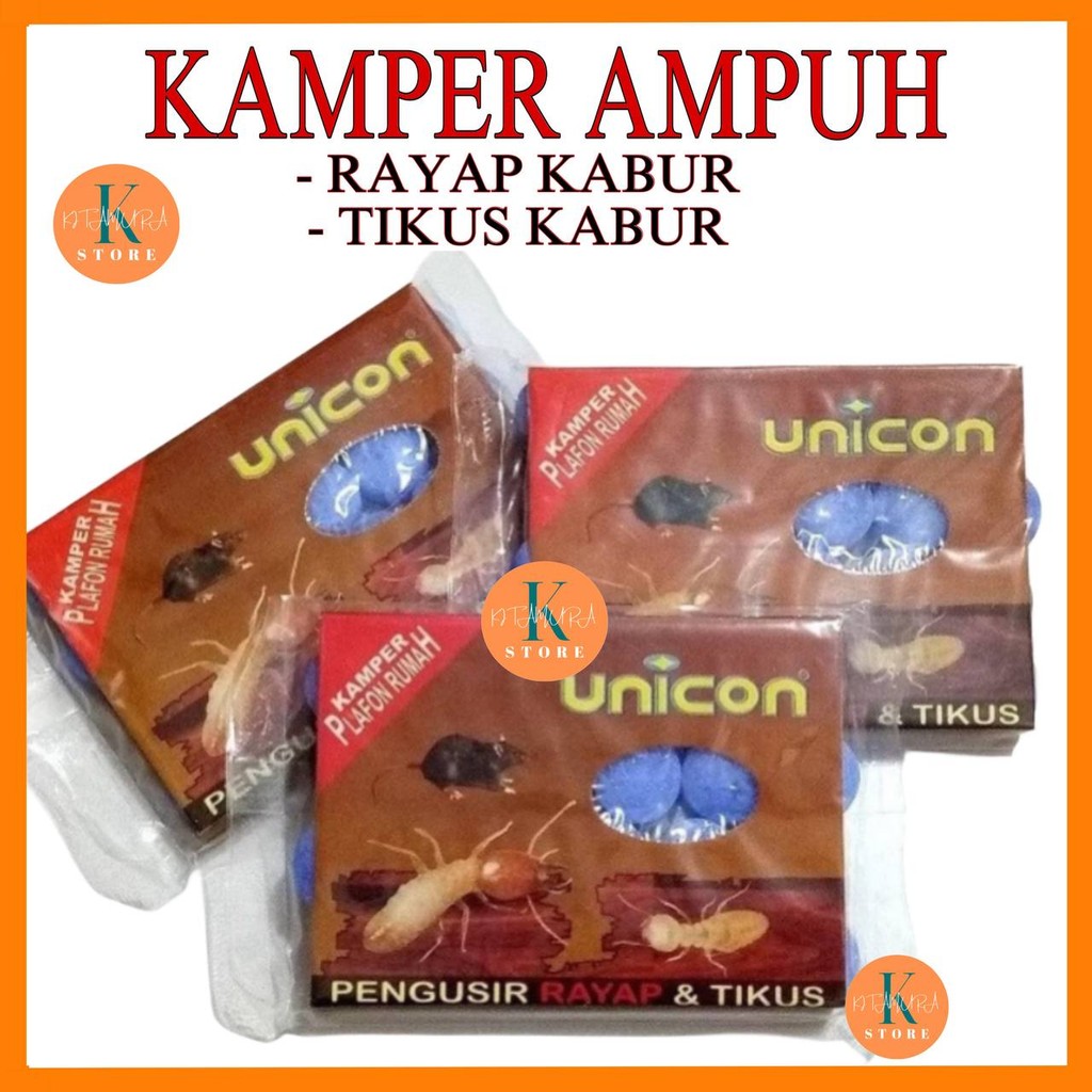 Kamper Ampuh Unicon Anti Rayap Tikus dan Serangga Unicon Champor kamper Original