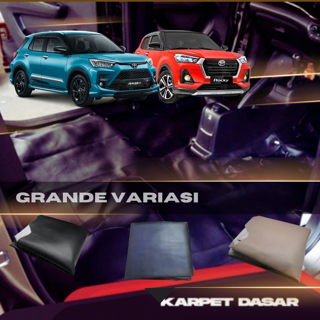 Karpet Dasar Super Peredam Lantai Mobil Daihatsu Rocky