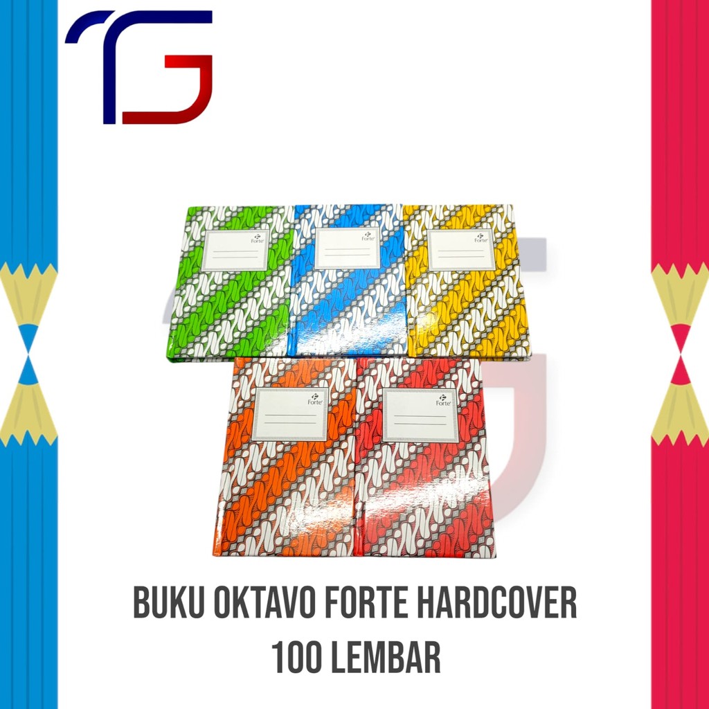 

Buku Oktavo Hard Cover 100 lembar Forte