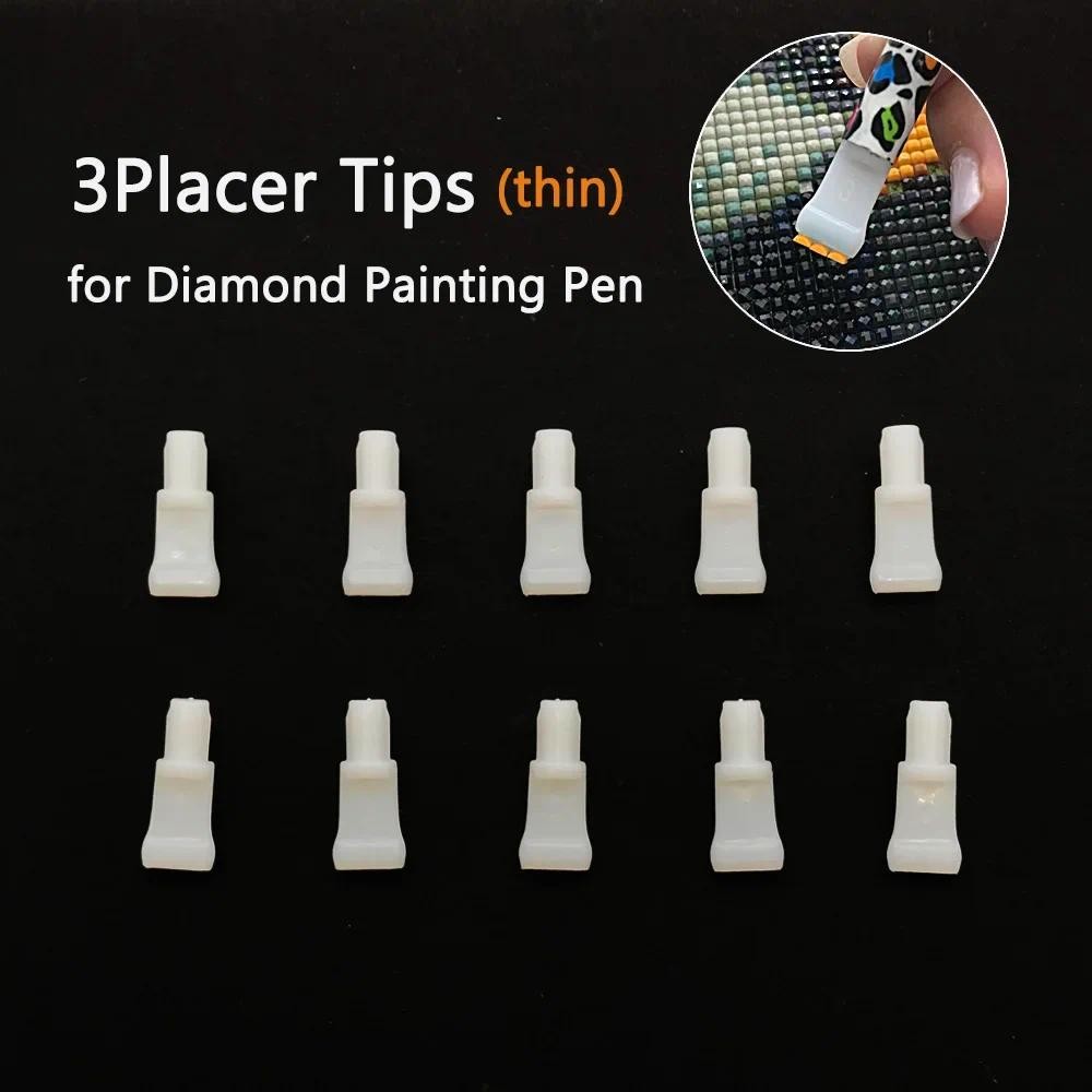 

5D Diamond Painting Tools 10 Pieces 3 Placers Tip for Diamond Painting Pen