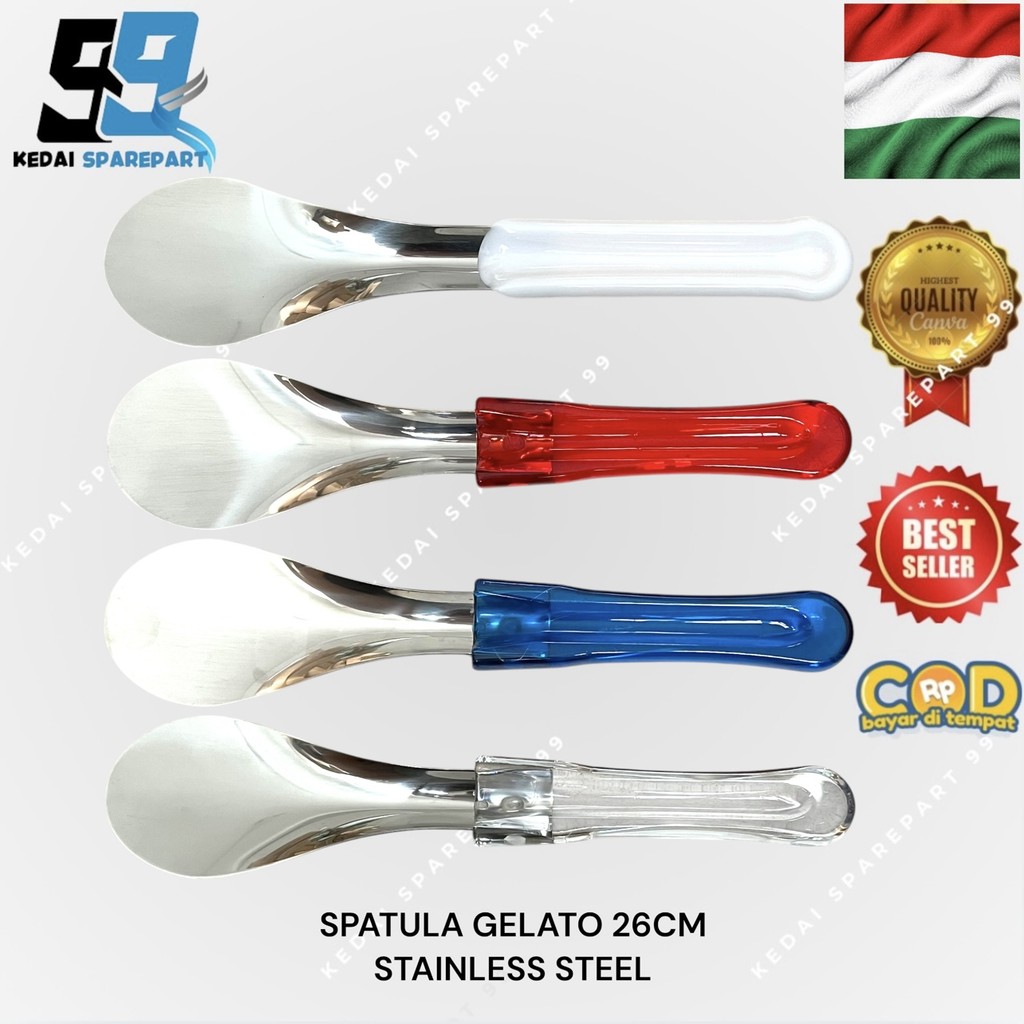 

spatula gelato bening / sendok gelato bening