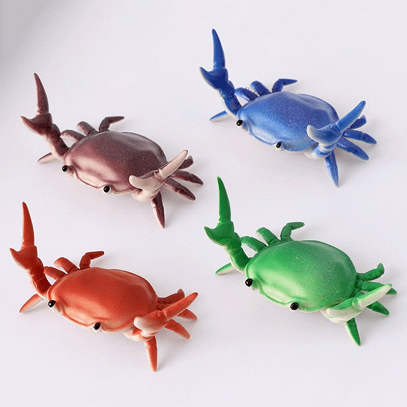 

Japanese Creative Cute Crab Pen Holder Weightlifting Crabs Penholder Bracket Storage Rack Gift Stationery 2024 New