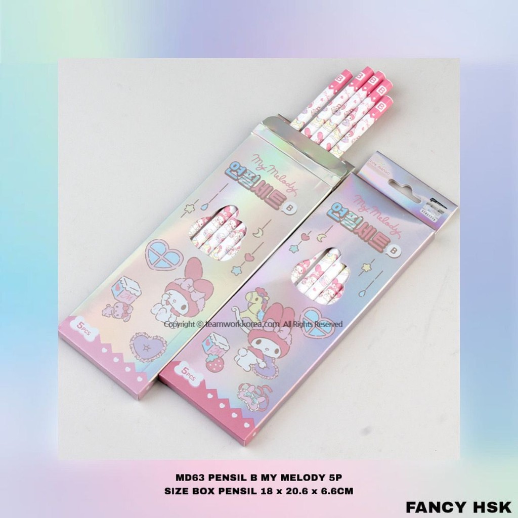 

KOREA PENSIL B MY MELODY 5P RANDOM MD63