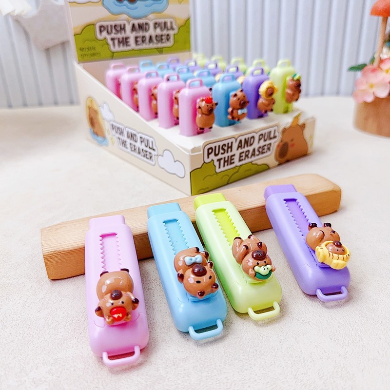 

THE VIRAL STORE ERASER KARET SETIP HAPUSAN LUCU PENGHAPUS MODEL CUTTER CAPYBARA KAPIBARA HEWAN GEMAS