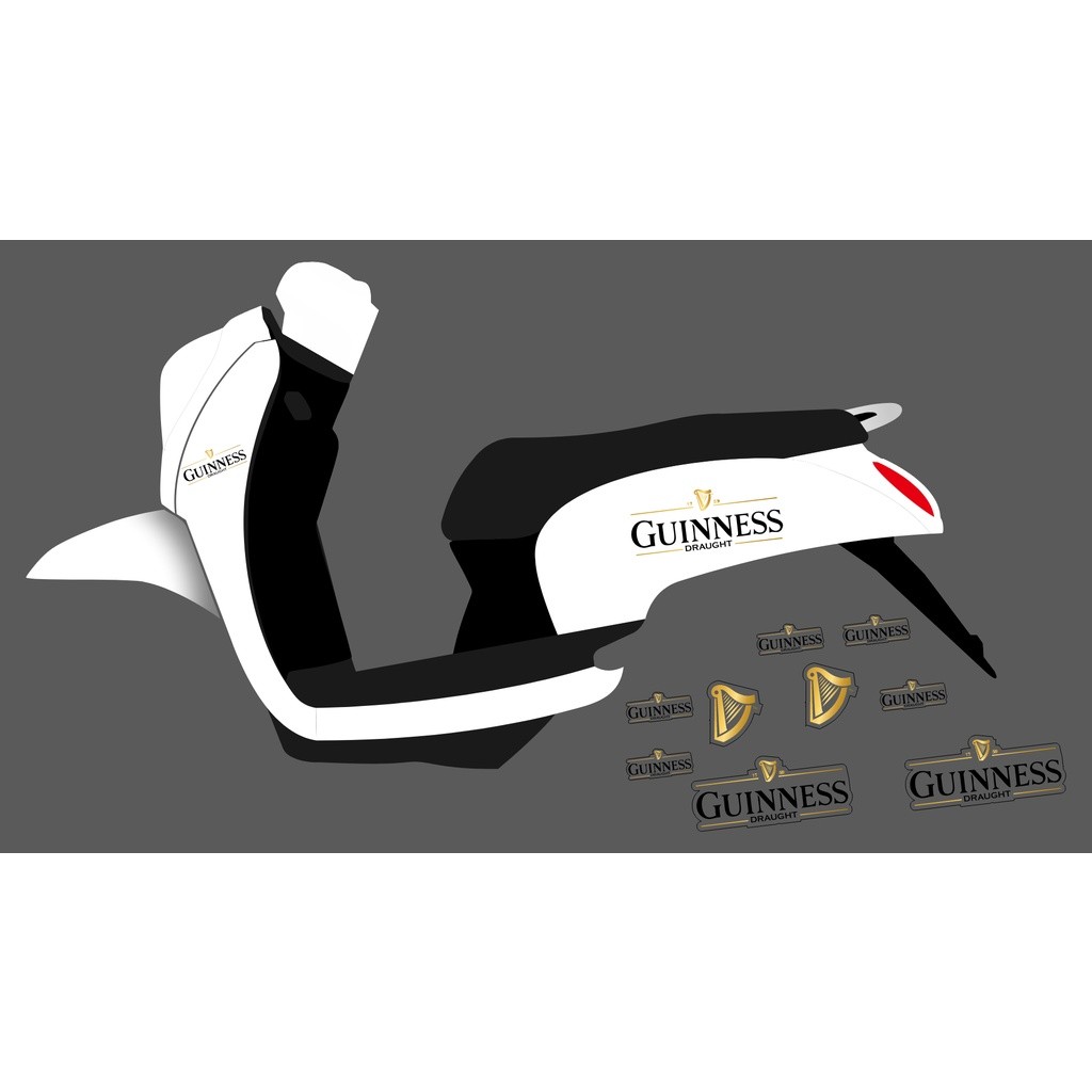 STRIPING TRANSPARAN CASUAL SCOOPY GUINESS GUINNESS GUINES