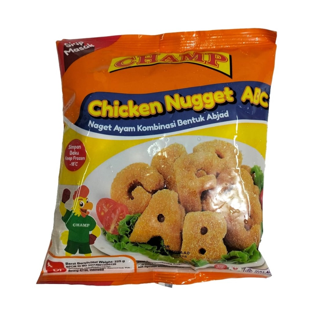 

CHAMP CHICKEN NUGGET ABC 225GR