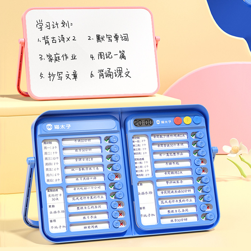 

Portable My Chores Checklist Notebook Chores Board Kids Daily Planner Notepad Self Discipline Checklist Board Learning Tools