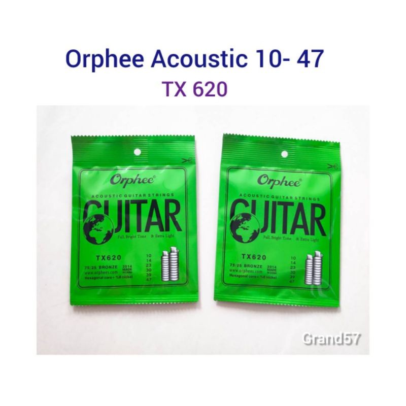 Orphee Senar gitar akustik Orphee 10-47 TX620 Orphee TX 620 1047 TX620