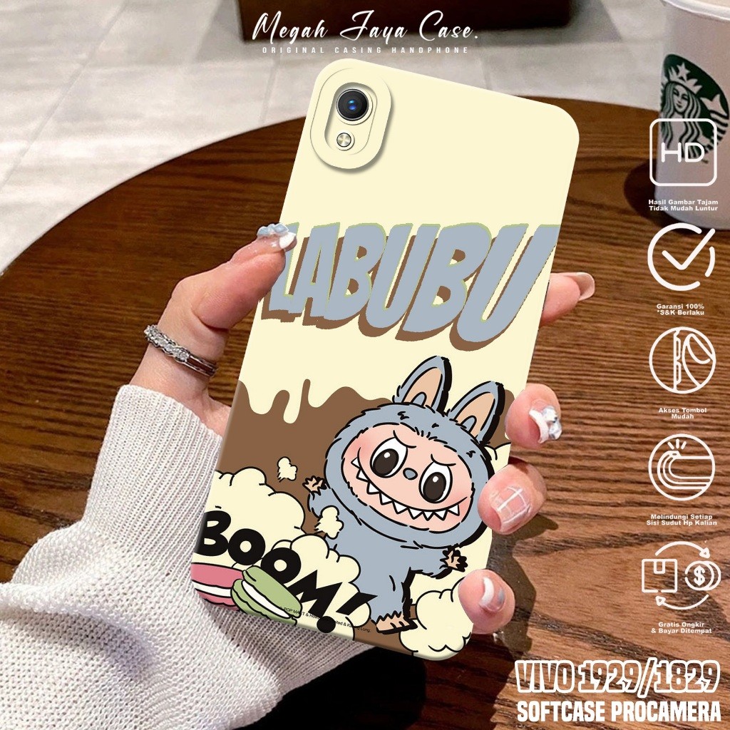 Softcase Hp VIVO 1820 / VIVO 1929 - Case Hp VIVO 1929 / VIVO 1820 Motif labubu - Casing Hp VIVO 1929