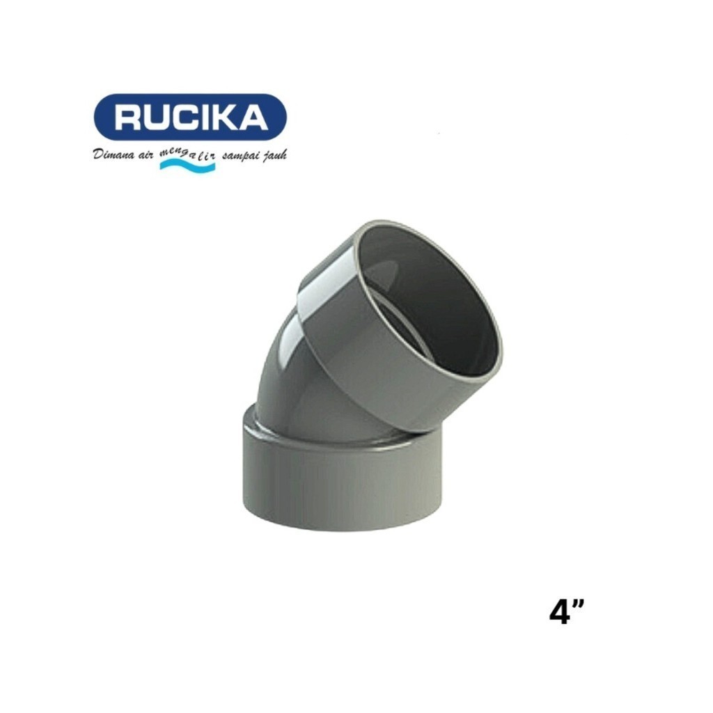 Elbow 45 D 4" inch (Rucika) / Knie