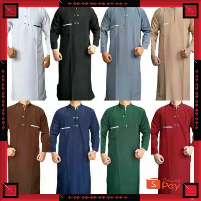 [PREMIUM ORIGINAL] Gamis Pria / Jubah Gamis Pria Dewasa / Gamis