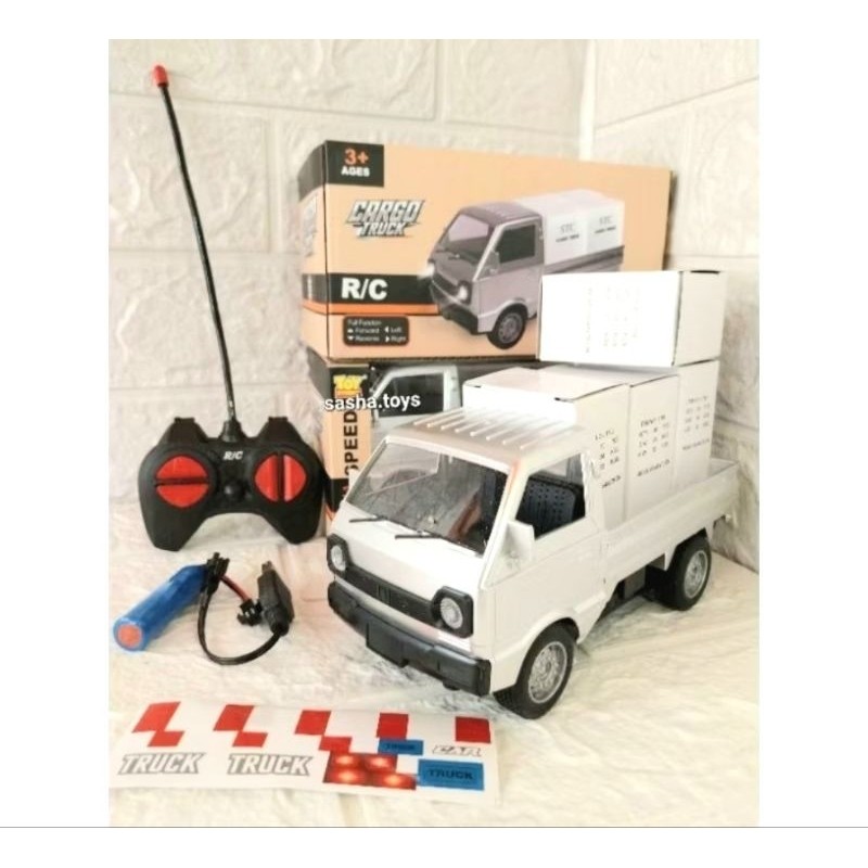 LETERSHOP Mainan Mobil Remote Control Mobil Pick Up Barang Ada Kardusnya