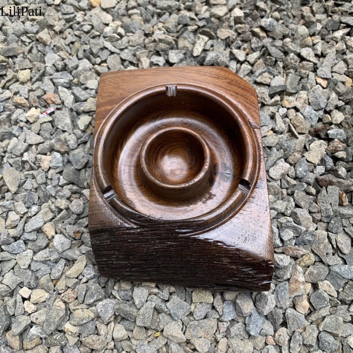 ASBAK KAYU LIMITED EDITION/ASBAK KAYU ESTETIK/ASBAK/ASBAK SOUVENIR SFX6