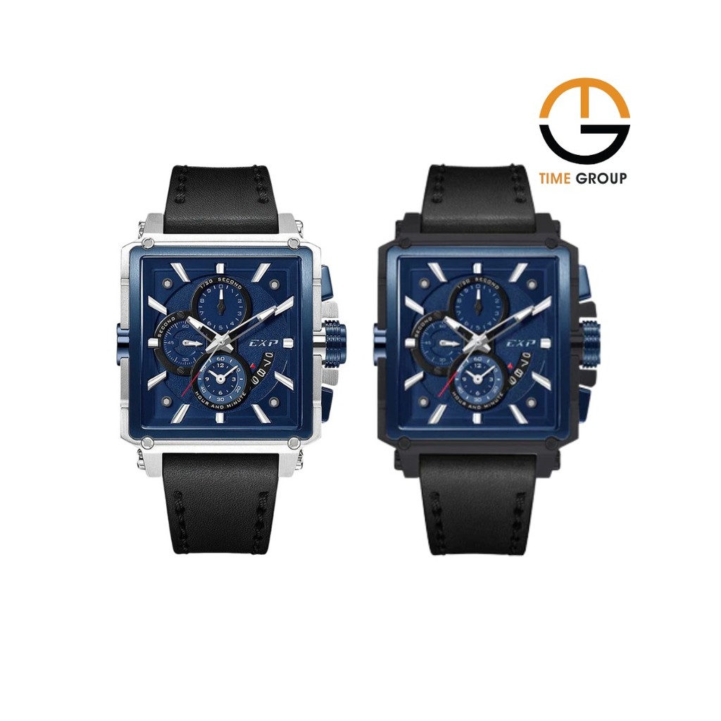 JAM TANGAN PRIA EXPEDITION E6618 E 6618 MCL LEATHER STRAP ORIGINAL