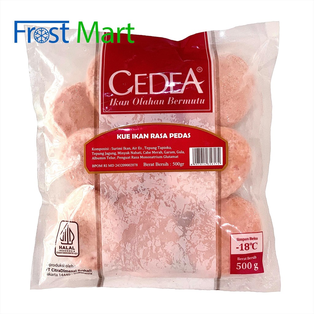 

Cedea Kue Ikan Rasa Pedas 500Gr