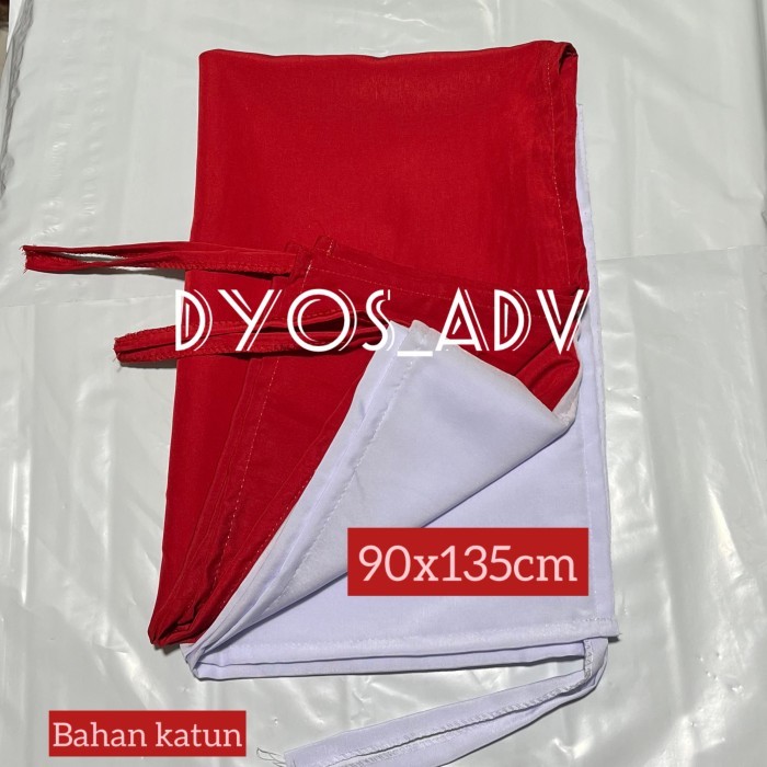 bendera merah putih 90x135 cm (katun premium)