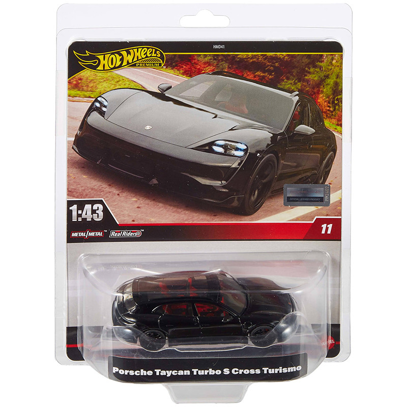 Hot Wheels Premium Car Culture #11 Porse Taycan Turbo S Cross Turismo Black 1:43 Scale Die-Cast Mode
