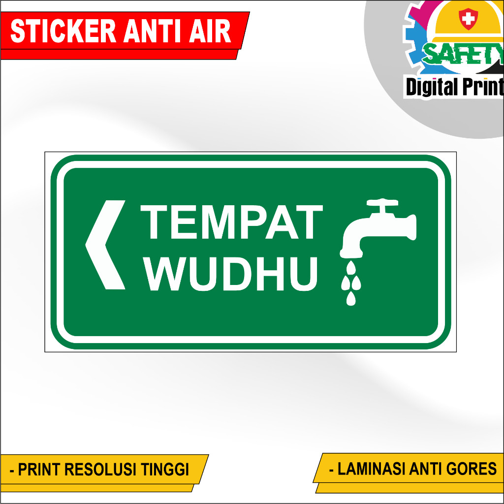 

STIKER VINYL SIGN STIKER TEMPAT WUDHU PRIA WANITA VARIAN UKURAN