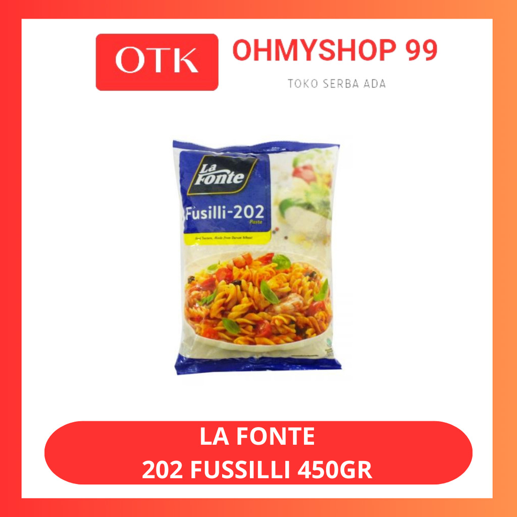 

La Fonte Fussilli Pasta 202 450gr