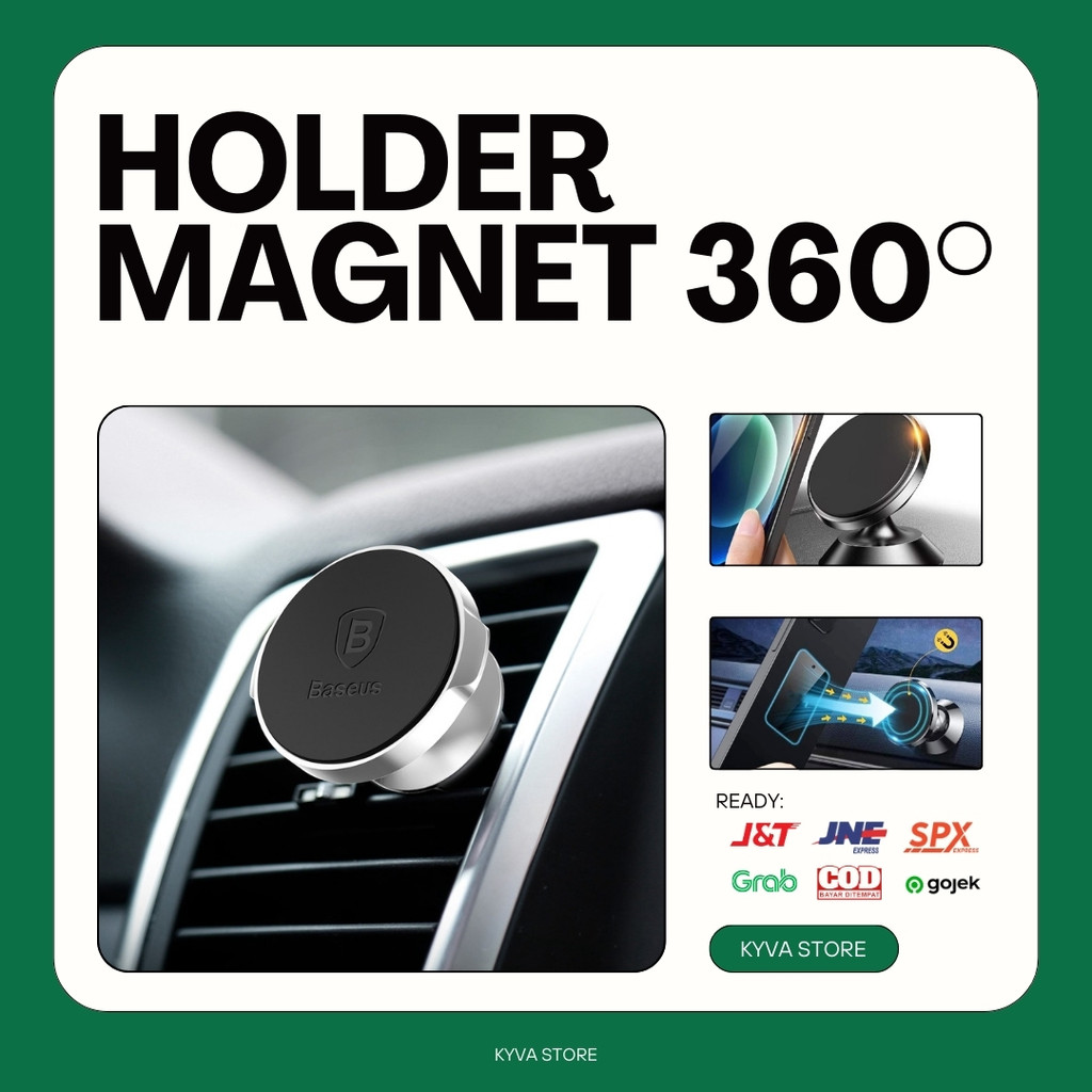 HOLDER HP MOBIL MAGNETIC HOLDER PHONE HOLDER MAGNET 360 PENYANGGA HP MOBIL MAGNET TEMPAT HP MAGNET