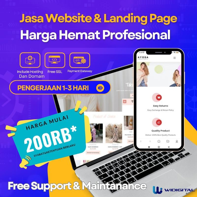 Jasa Pembuatan Website Landing Page Pro Premium