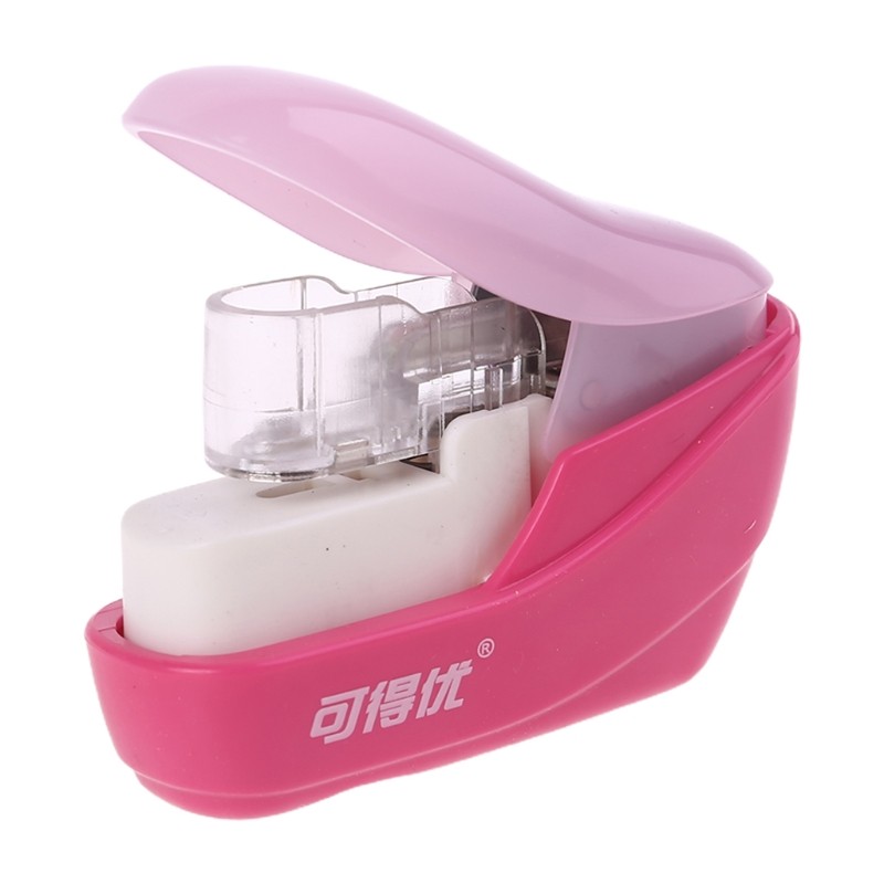 

No for Staples Free Stapler Mini Paper Book Binding Stapling Machine Staple
