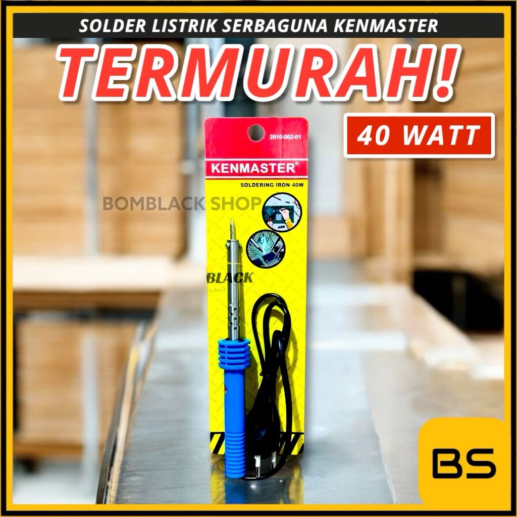 Solder 40 watt KENMASTER Solder Listrik Layangan Solder Plastik Alat Solder Murah Sorder Timah BS2